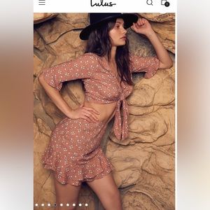 Lulus two piece set